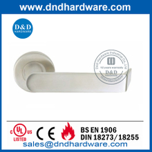 مقبض رافعة نيكل أمان من الفولاذ المقاوم للصدأ للأبواب الصناعية- DDSH028